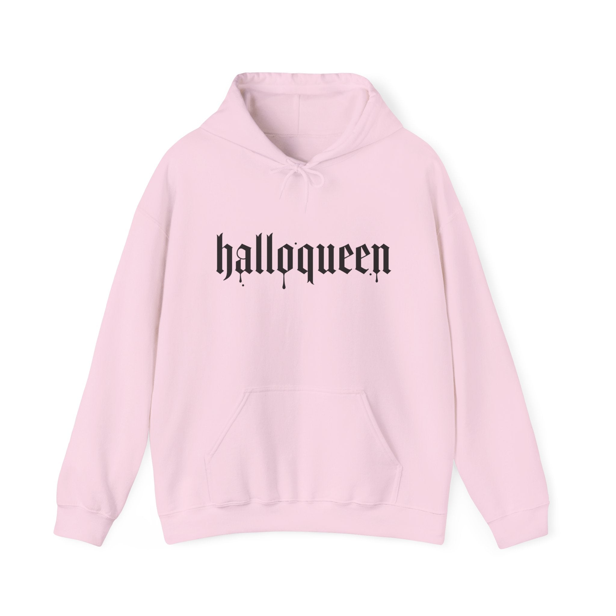 HalloQueen Hoodie — Gothic Halloween "halloqueen" Pullover