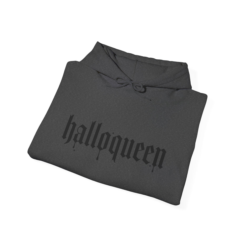 HalloQueen Hoodie — Gothic Halloween "halloqueen" Pullover