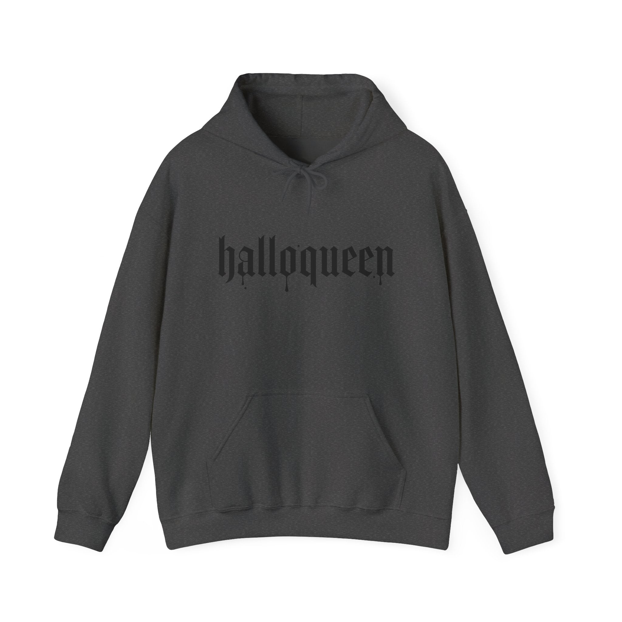 HalloQueen Hoodie — Gothic Halloween "halloqueen" Pullover