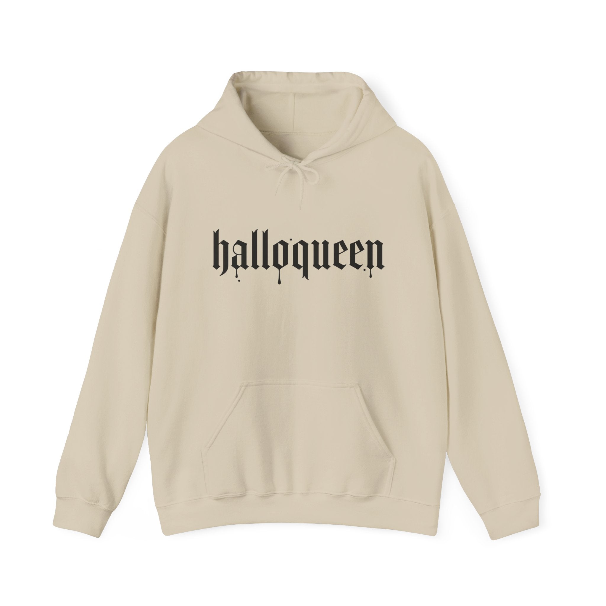 HalloQueen Hoodie — Gothic Halloween "halloqueen" Pullover