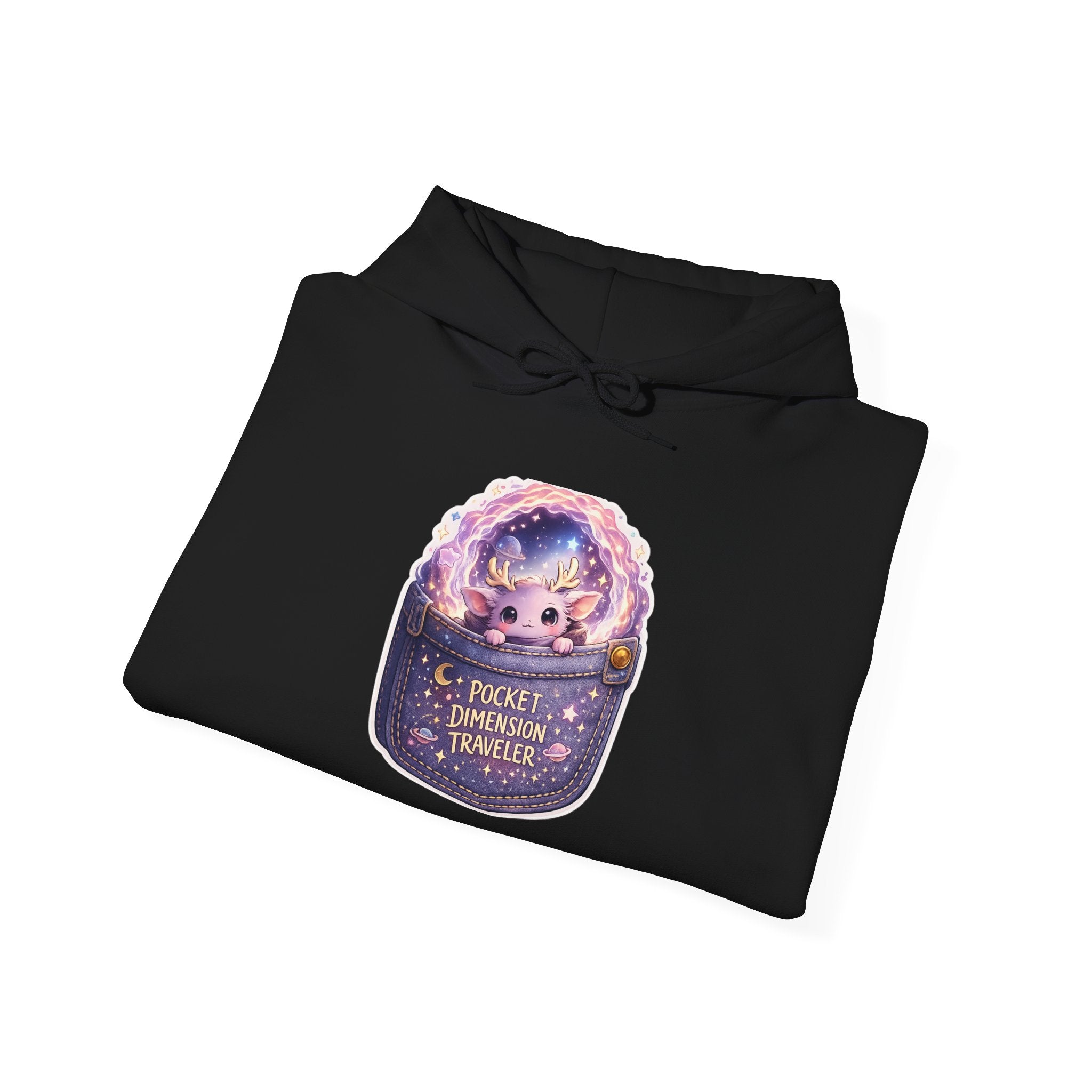 pocket dimension buddies Hoodie — "Pocket Full of Stardust" Magical Dessert Graphic Sweatshirt