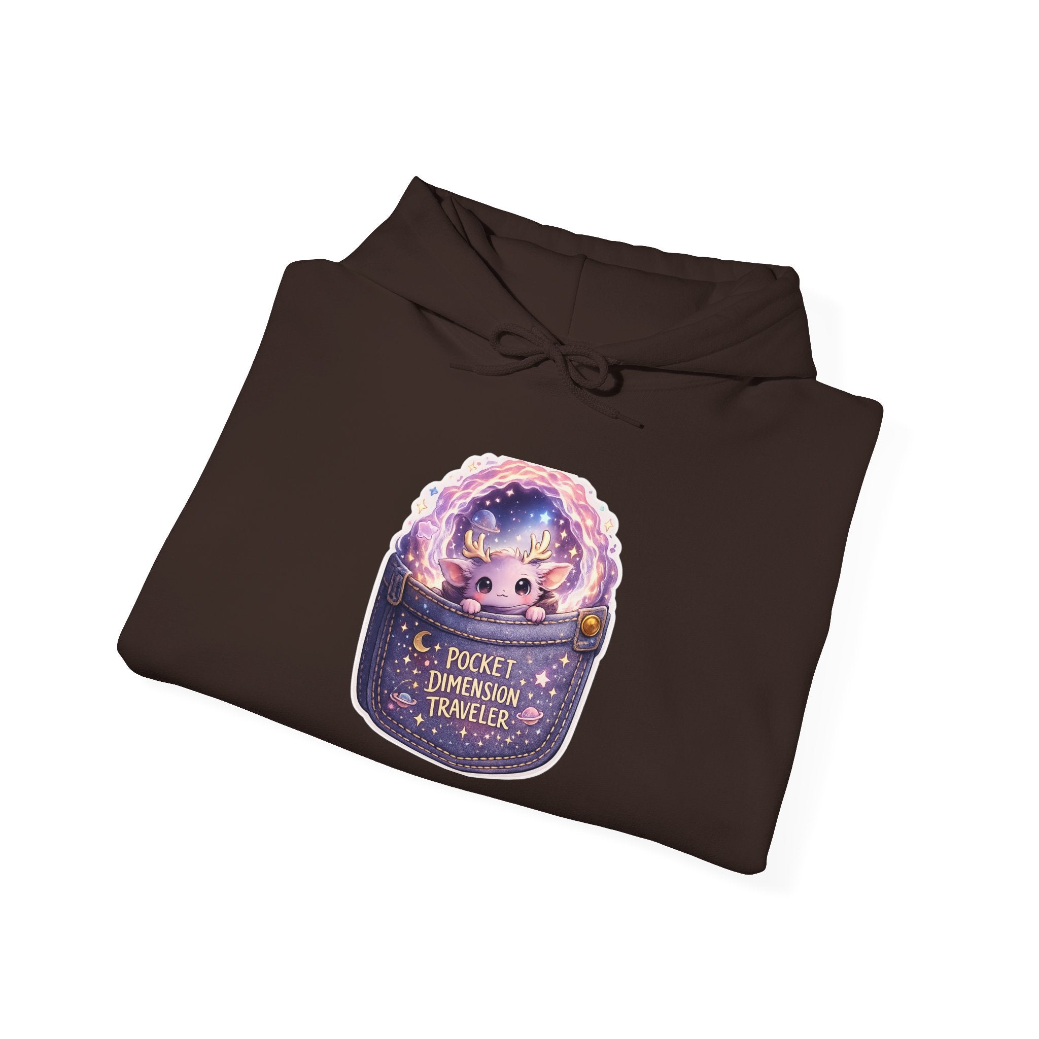 pocket dimension buddies Hoodie — "Pocket Full of Stardust" Magical Dessert Graphic Sweatshirt