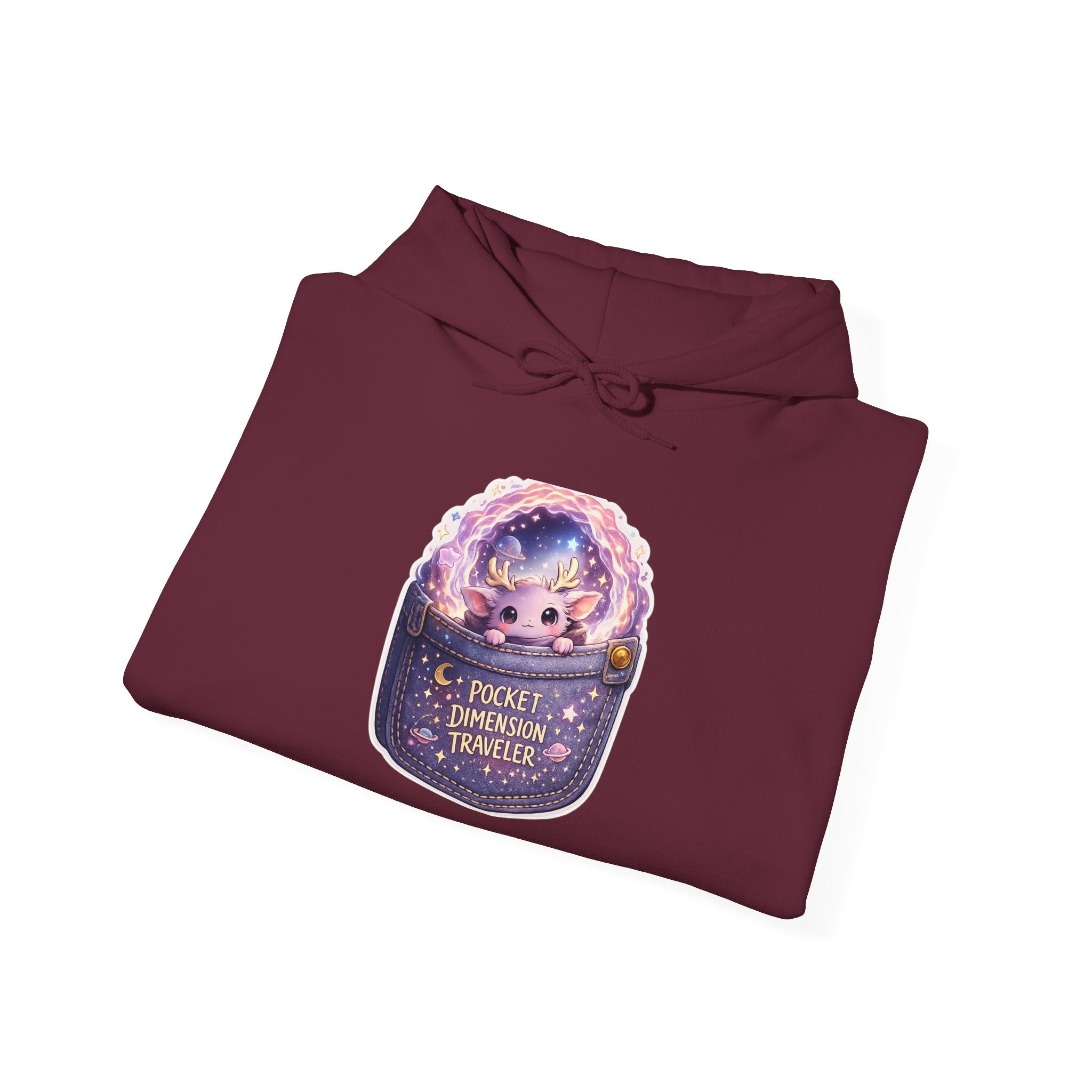 pocket dimension buddies Hoodie — "Pocket Full of Stardust" Magical Dessert Graphic Sweatshirt