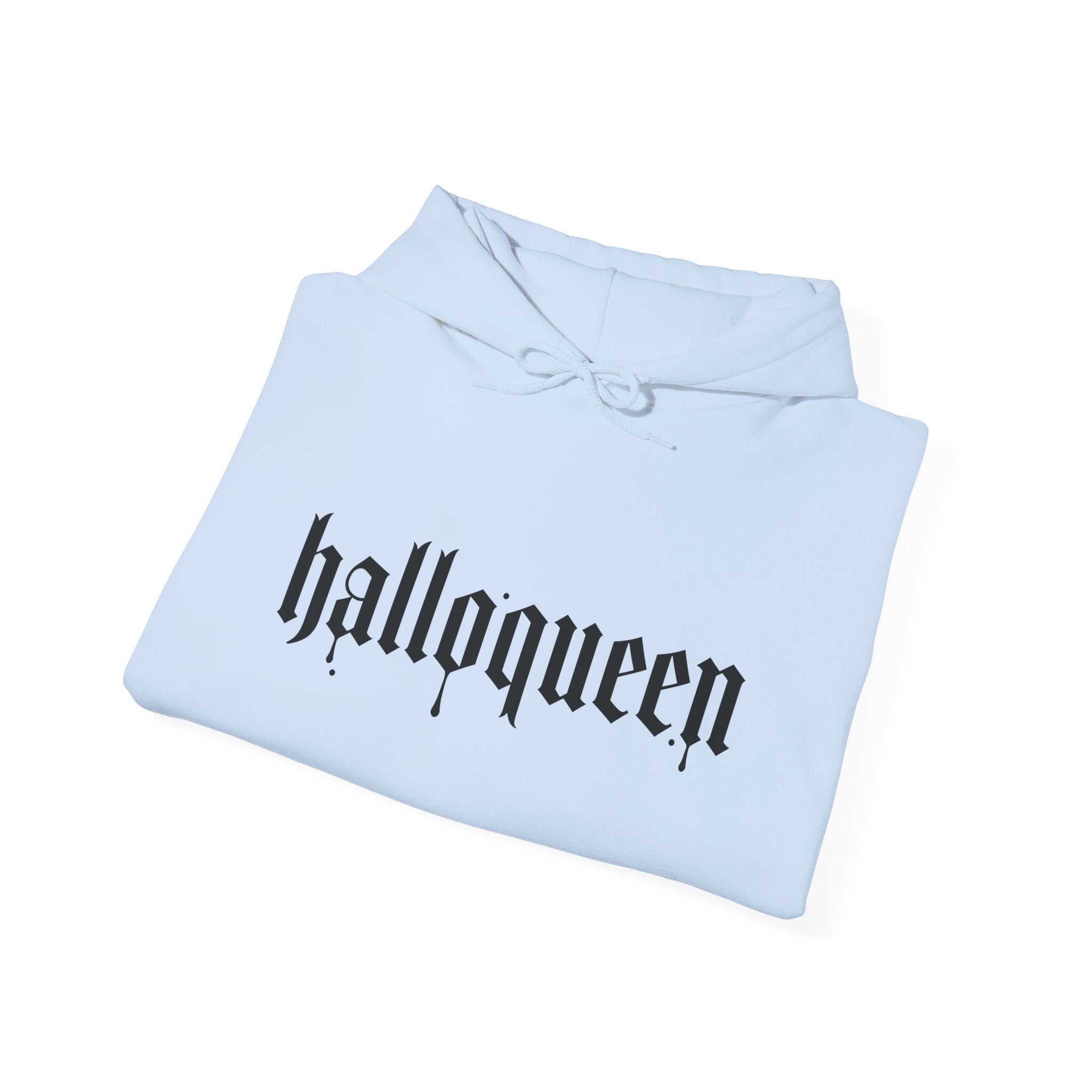 HalloQueen Hoodie — Gothic Halloween "halloqueen" Pullover