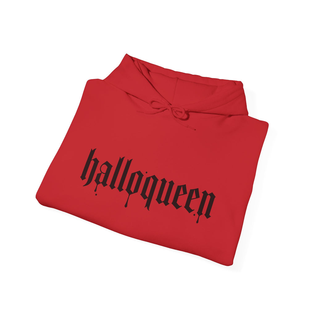 HalloQueen Hoodie — Gothic Halloween "halloqueen" Pullover