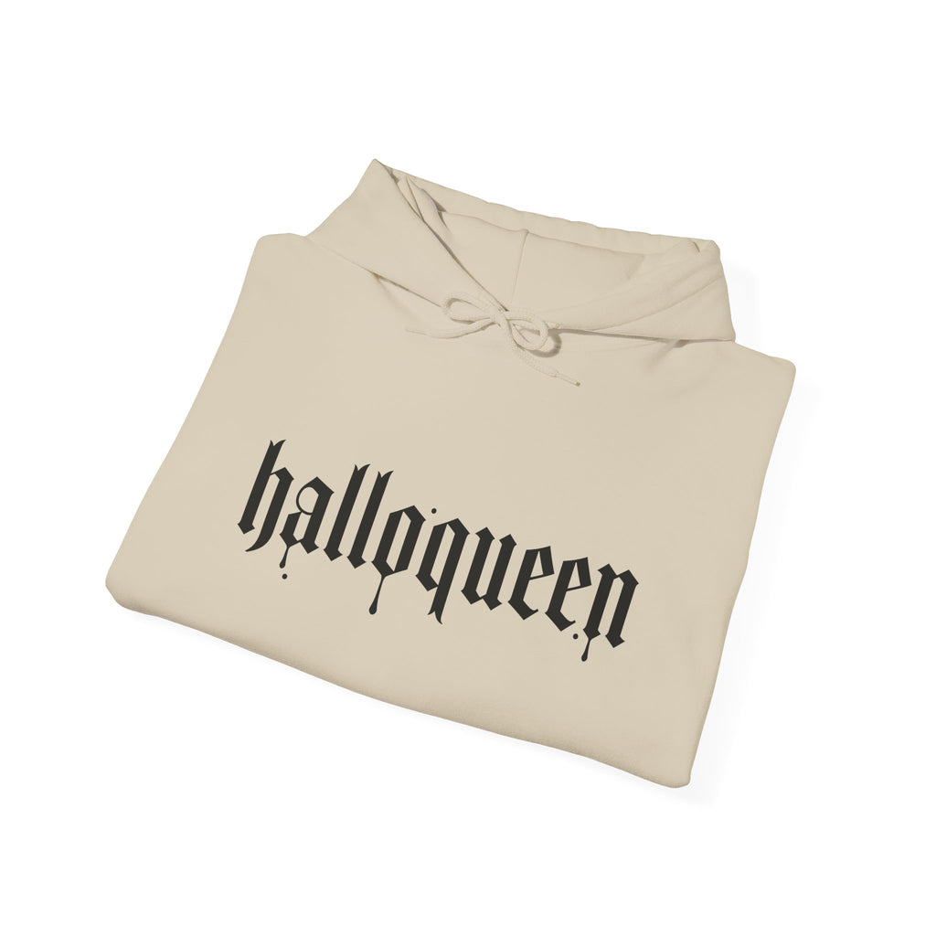 HalloQueen Hoodie — Gothic Halloween "halloqueen" Pullover