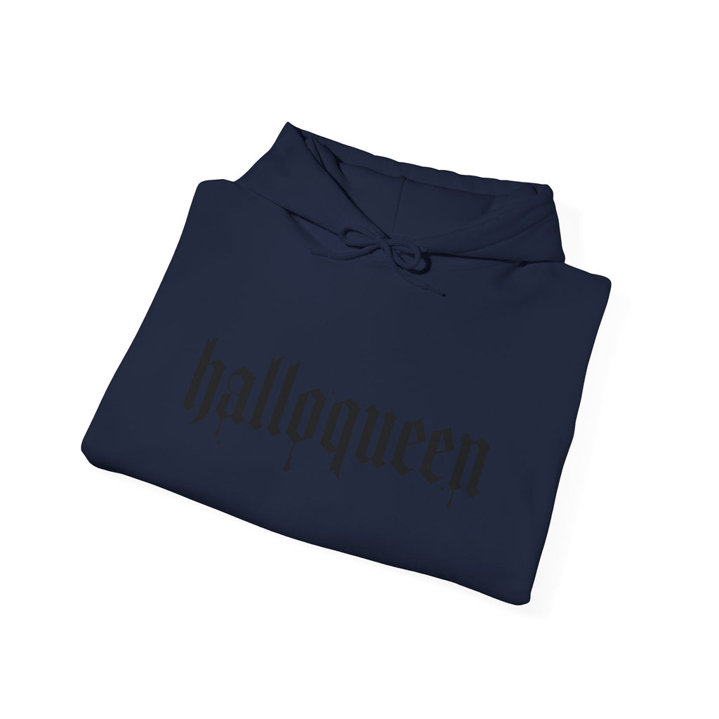 HalloQueen Hoodie — Gothic Halloween "halloqueen" Pullover