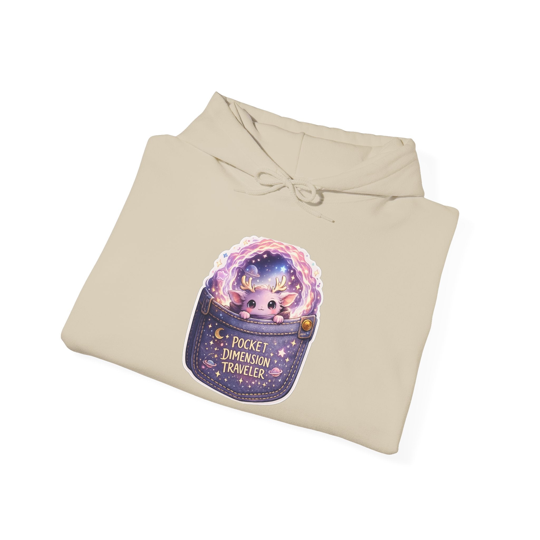 pocket dimension buddies Hoodie — "Pocket Full of Stardust" Magical Dessert Graphic Sweatshirt