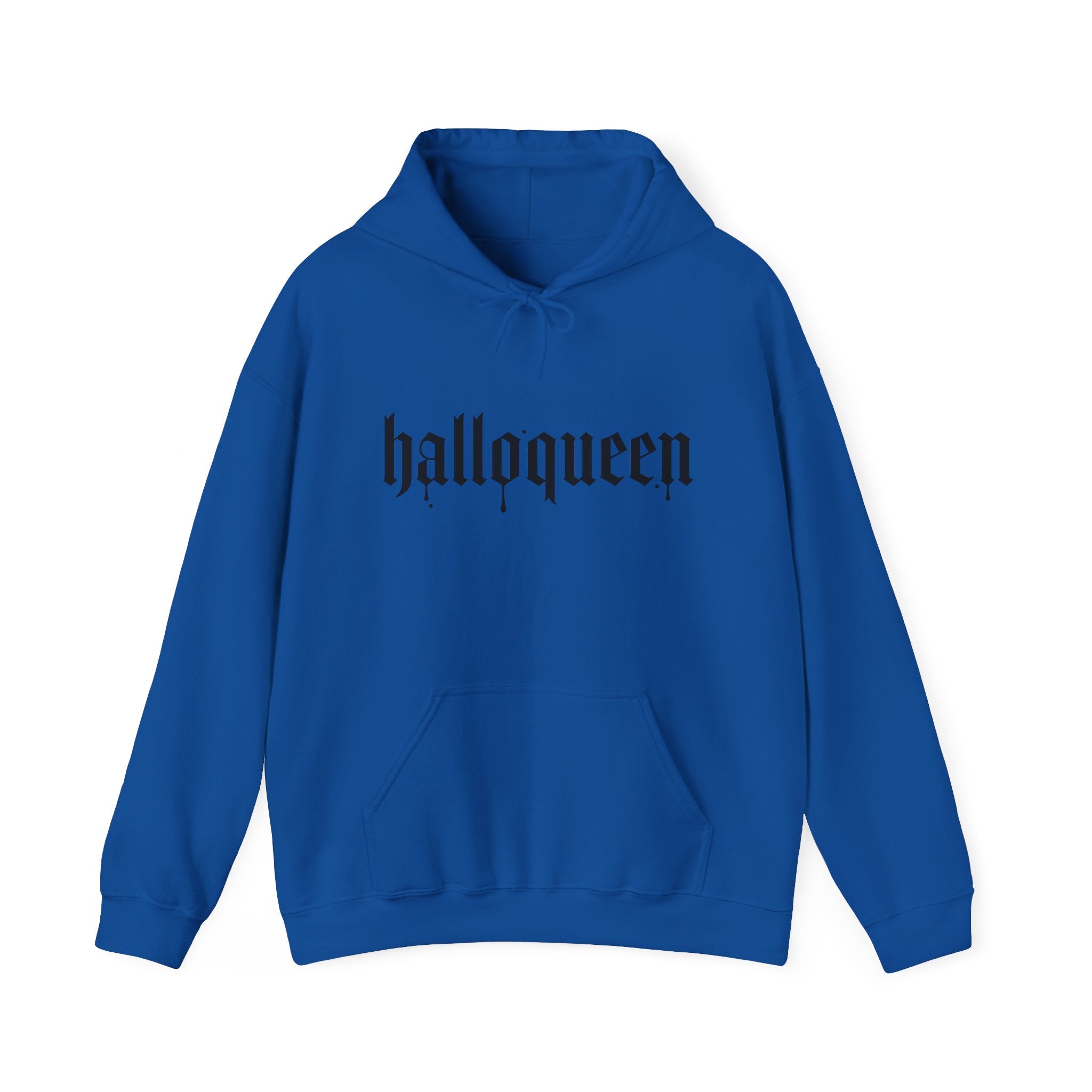 HalloQueen Hoodie — Gothic Halloween "halloqueen" Pullover