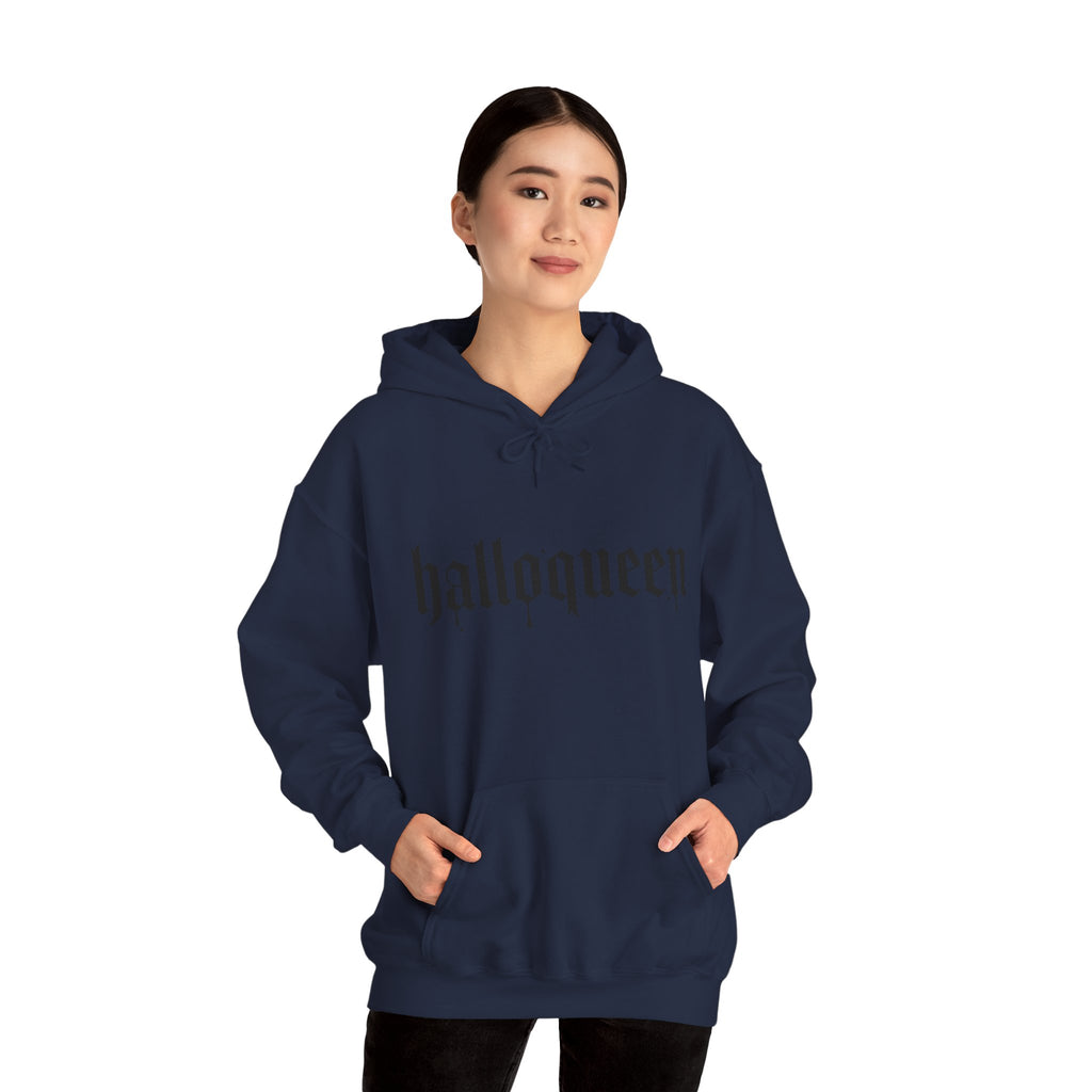 HalloQueen Hoodie — Gothic Halloween "halloqueen" Pullover
