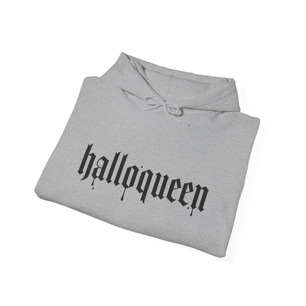 HalloQueen Hoodie — Gothic Halloween "halloqueen" Pullover