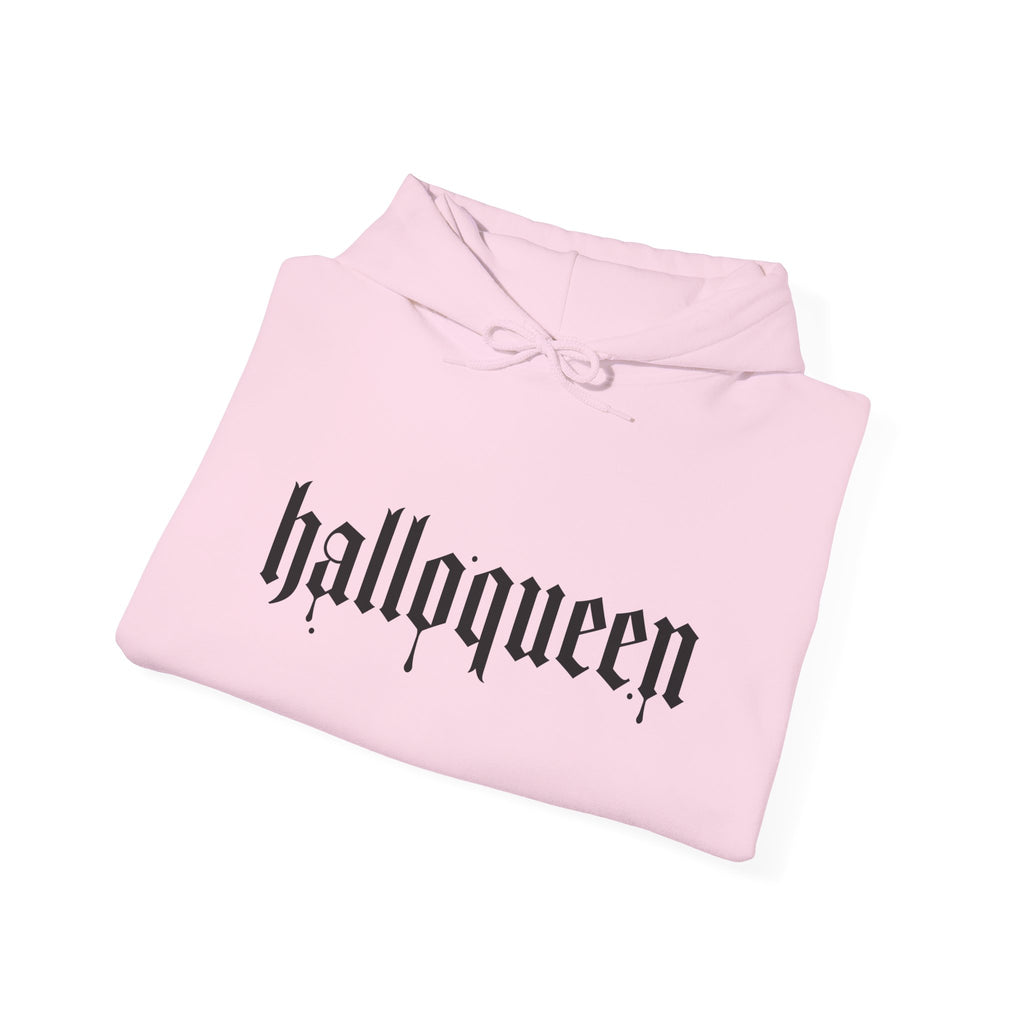 HalloQueen Hoodie — Gothic Halloween "halloqueen" Pullover