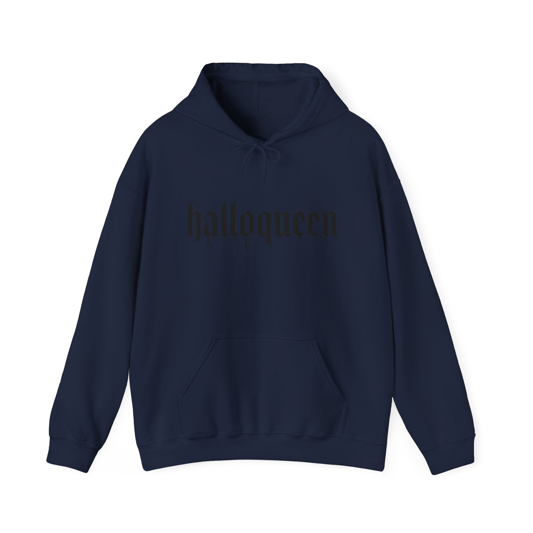 HalloQueen Hoodie — Gothic Halloween "halloqueen" Pullover